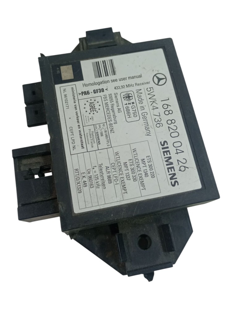 Modulo Imobilizador Mercedes A160 A170 A190 99 2005 2