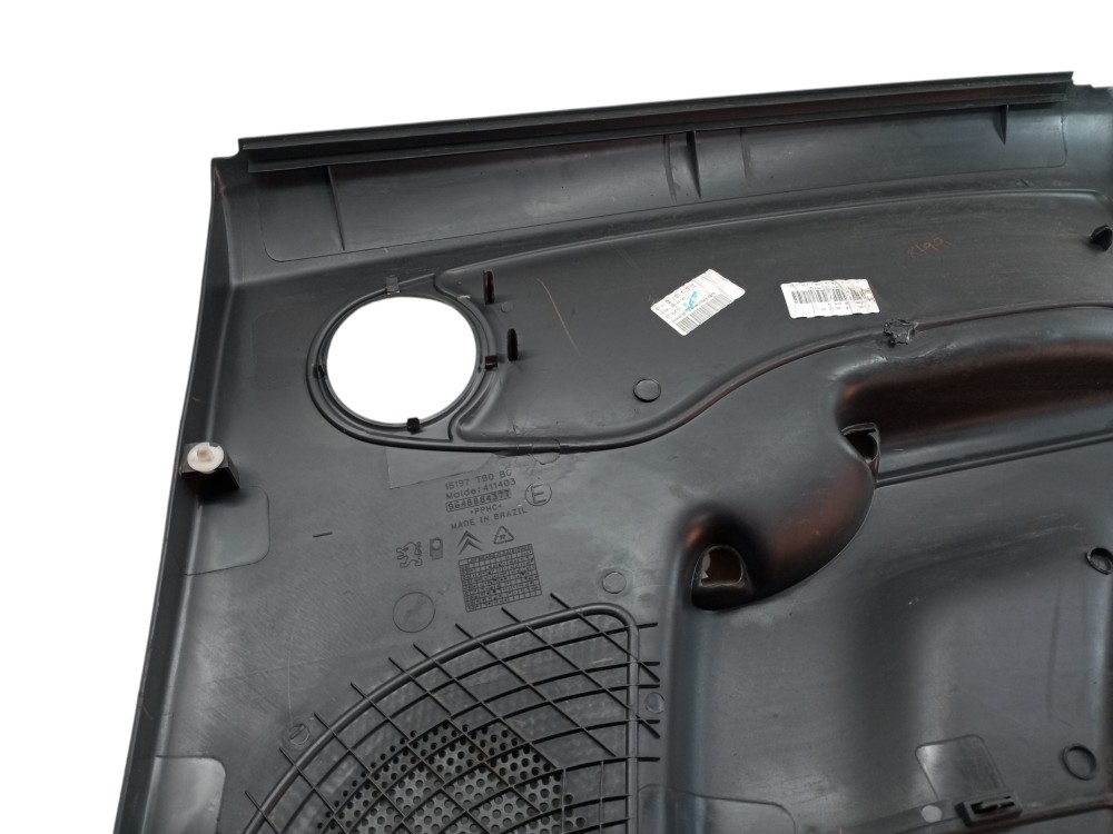 Forro Porta Citroen C3 2003 2009 2012 Traseiro Esquerdo Cinza 2