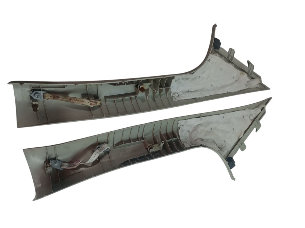 Moldura Interna Coluna Parabrisa Sentra 2007 2010 2013 Par Cinza 2