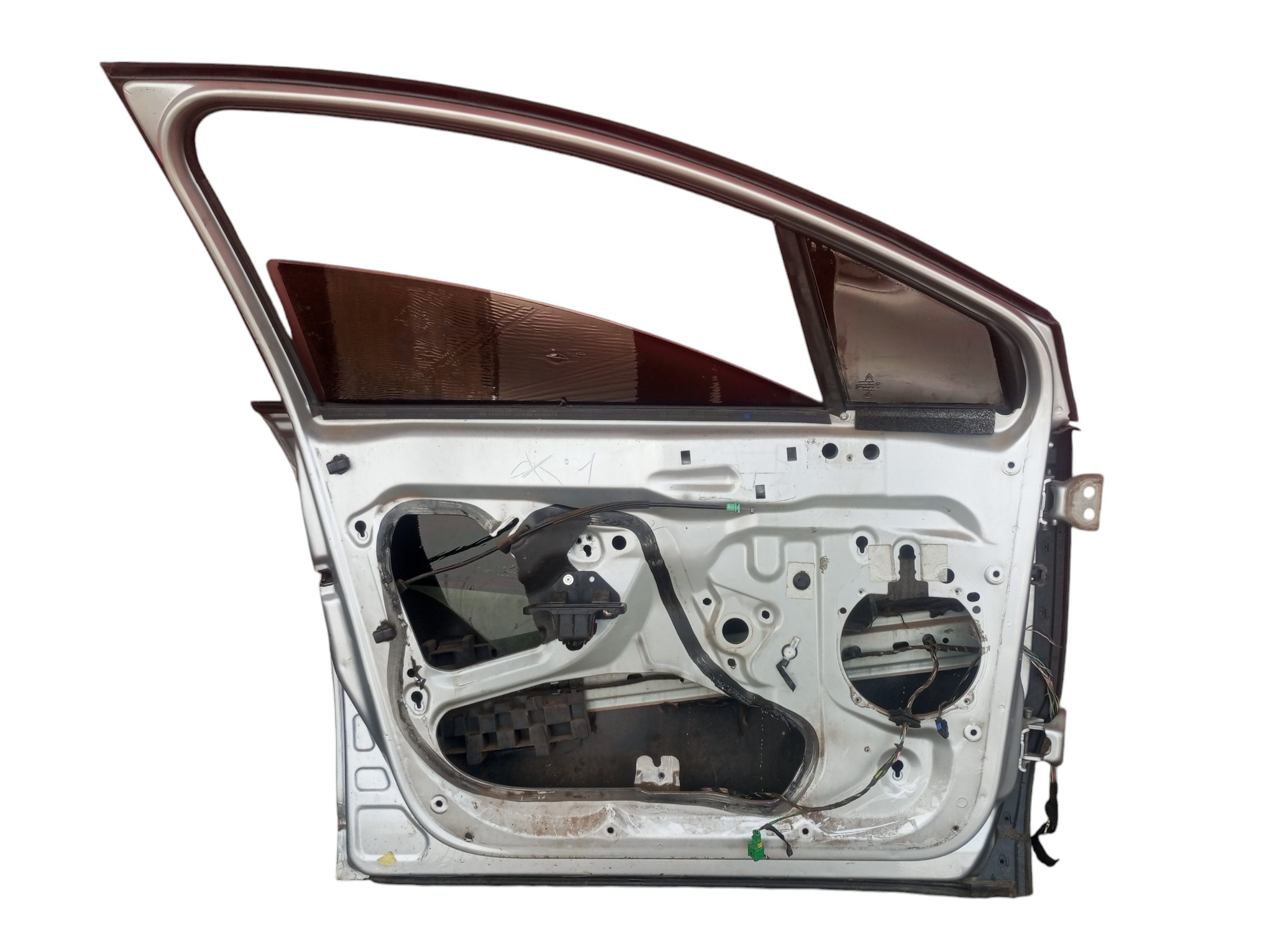 Porta C4 Pallas Citroen 2008  2010 2012 Dianteira Esquerda  Dianteira Esquerda Prata 7