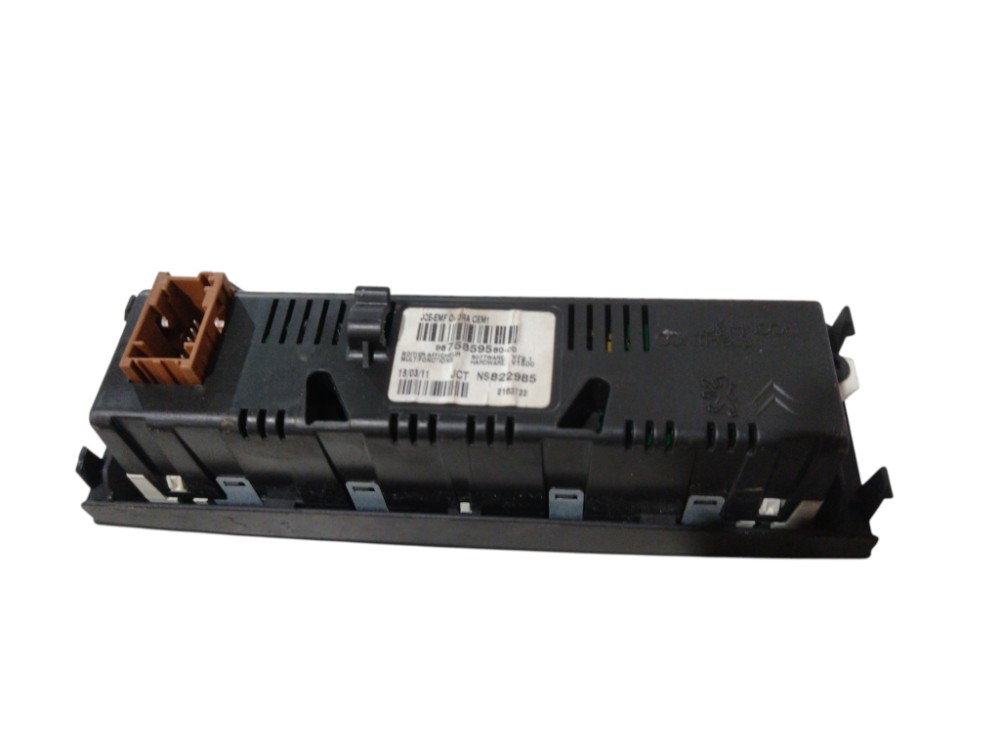 Computador Bordo Peugeot 3008 2014 2017 2019 Relogio Moldura Preto 5