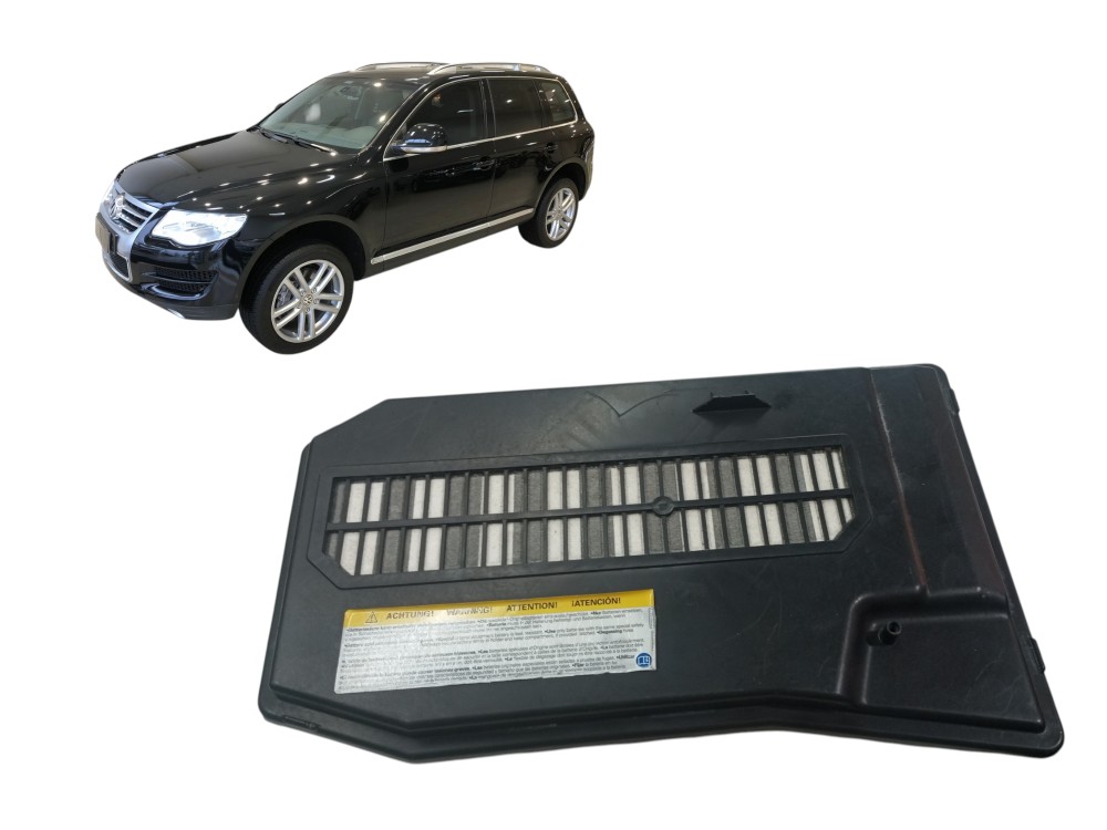 Tampa caixa bateria Volkswagen Touareg 2008 2009 2010 usada
