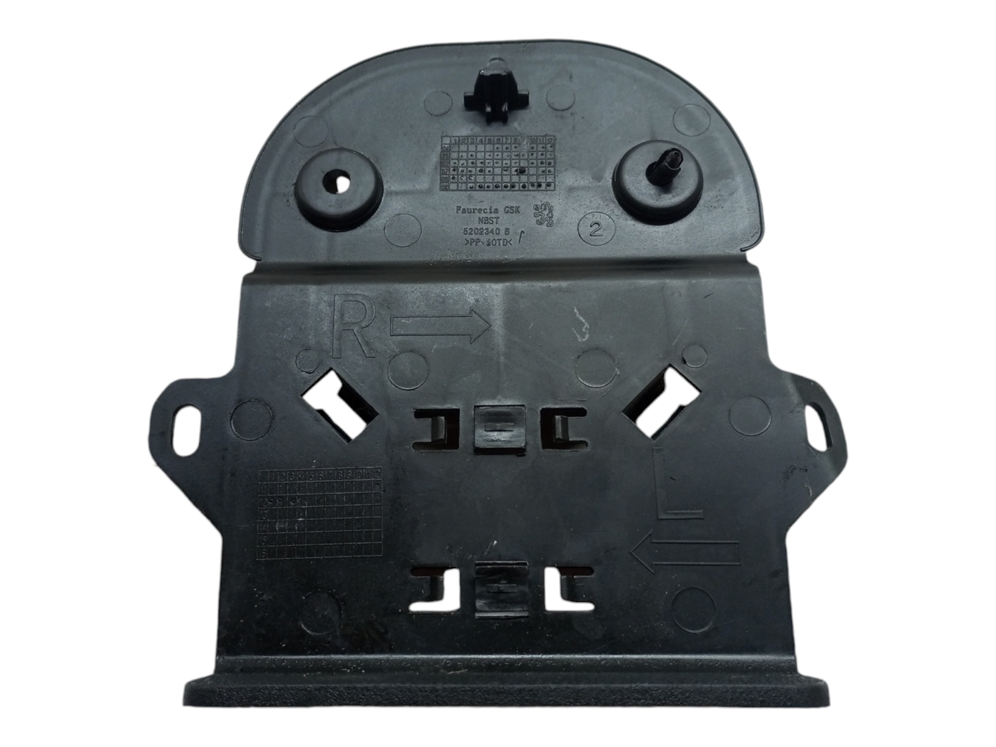 Moldura Console Peugeot 408 2011 2012 2013 2014 Lado Direito 1