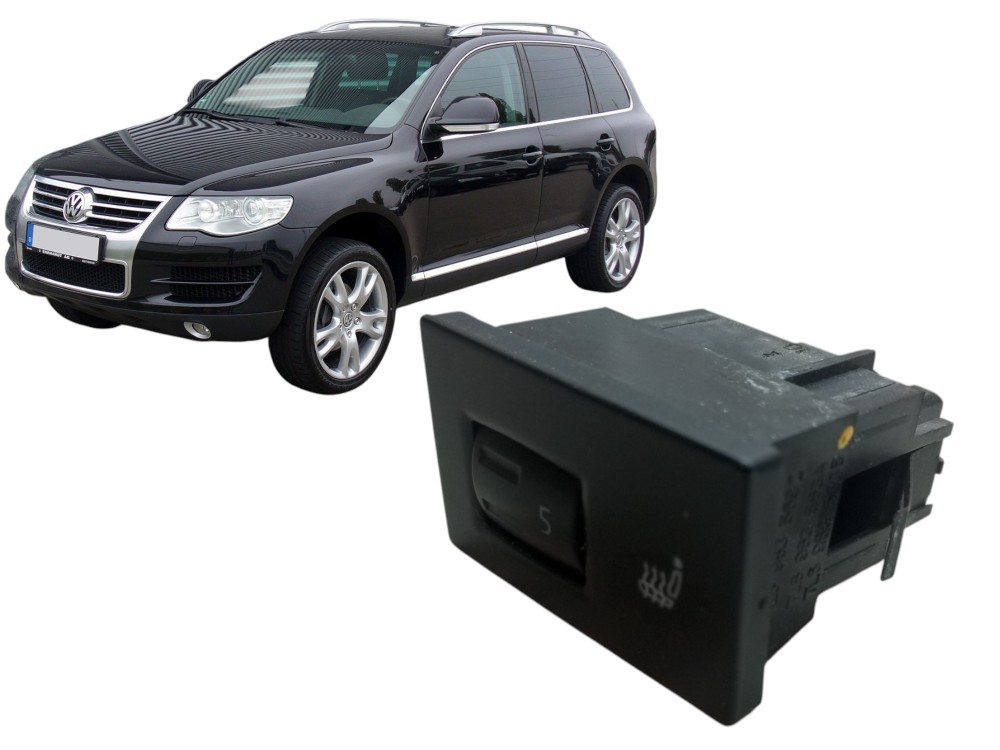 Botao Aquecimento Banco Touareg 2005 2010 2015 Direito Usado 1