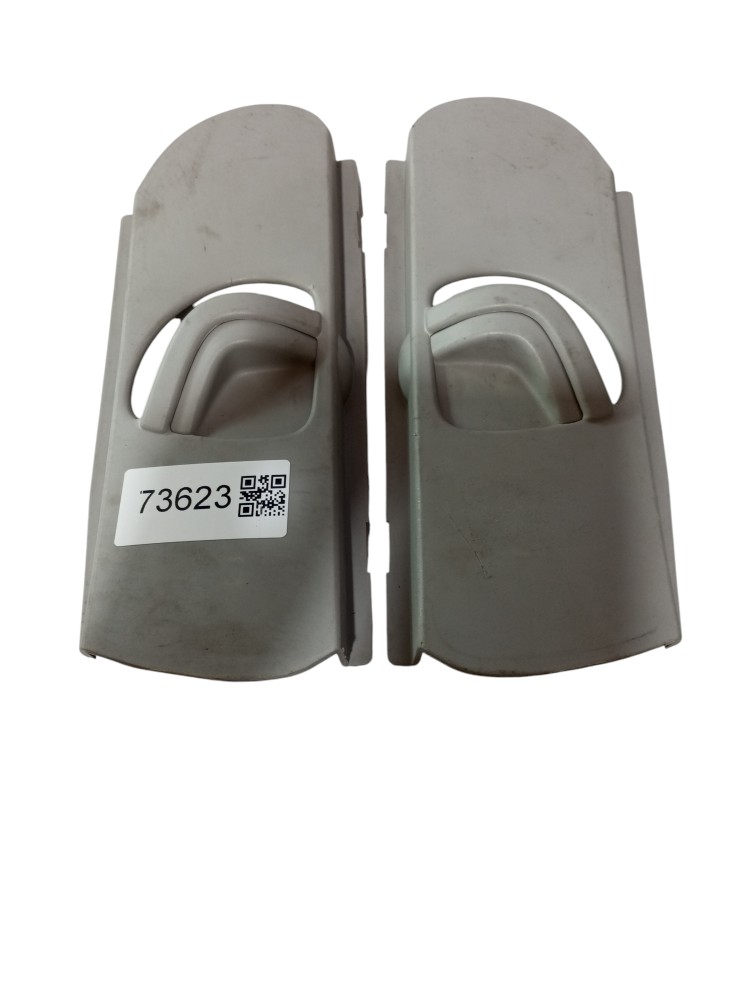 Moldura Coluna Cinto Renault Megane 2.0 2007 2010 2013 Par Cinza 4