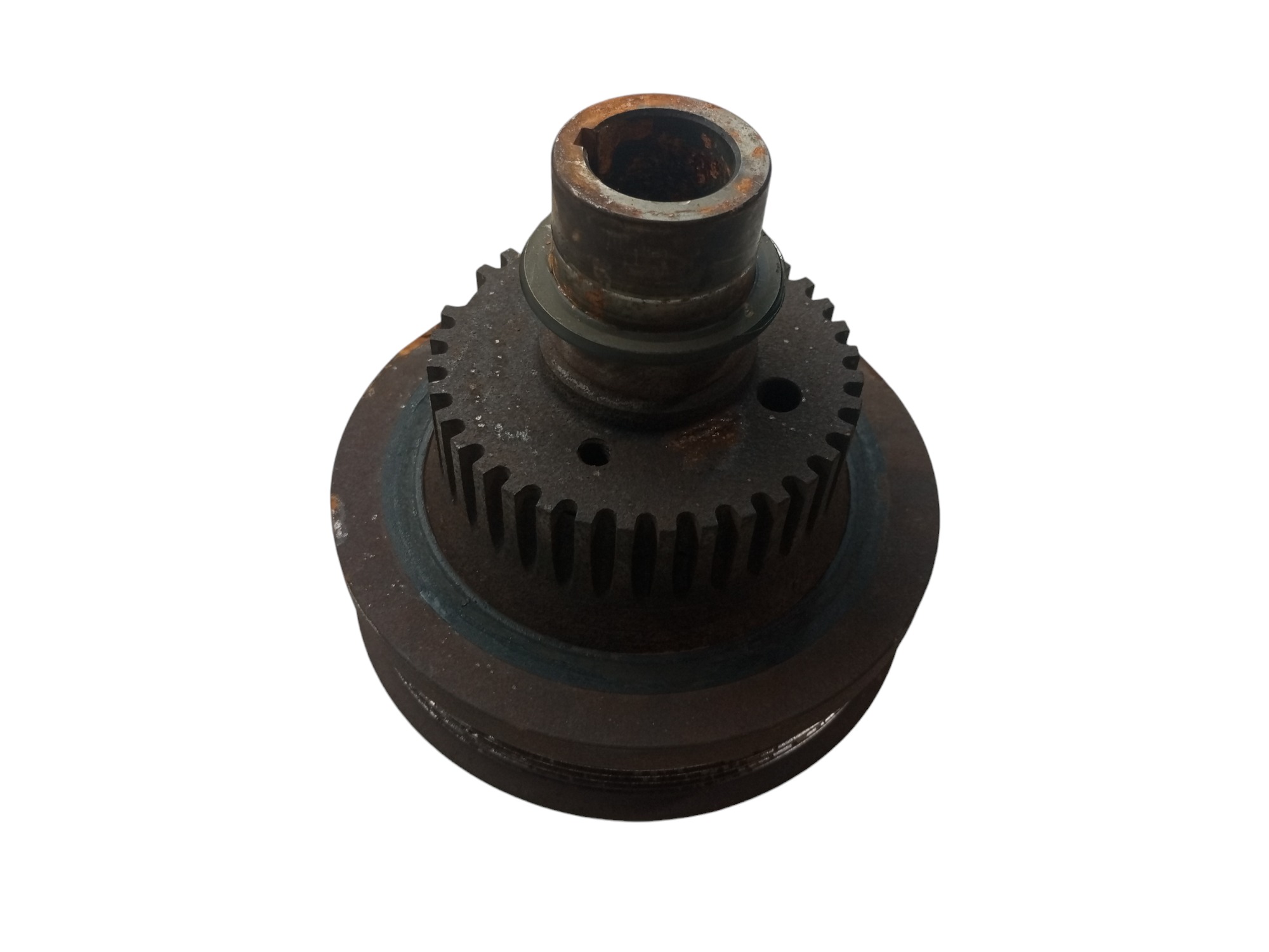 Polia Virabrequim Discovery 3 Land Rover 2008 2009 Gasolina 5