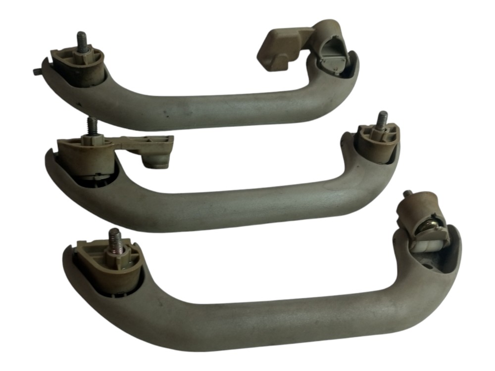 Kit 3 Alça Teto Pqp Chery Cielo 2009 2010 2011 2012 Puxador Cinza 7