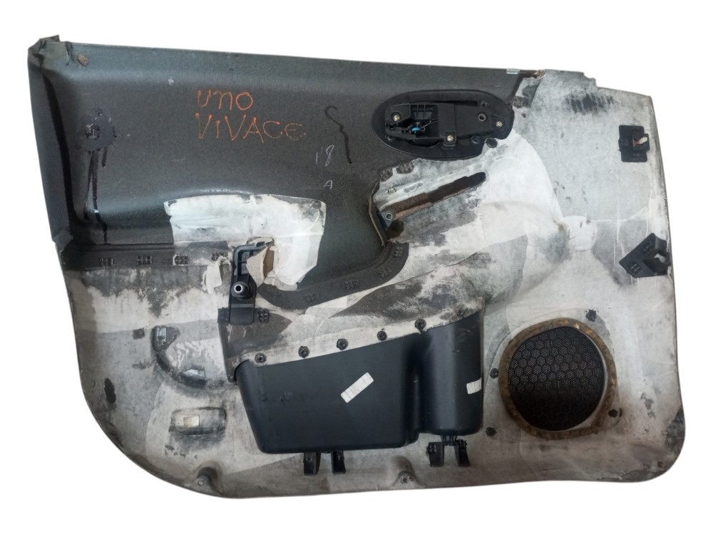 Forro Porta Fiat Uno Vivace 2015 2018 2020 Dianteiro Direito Preto 6
