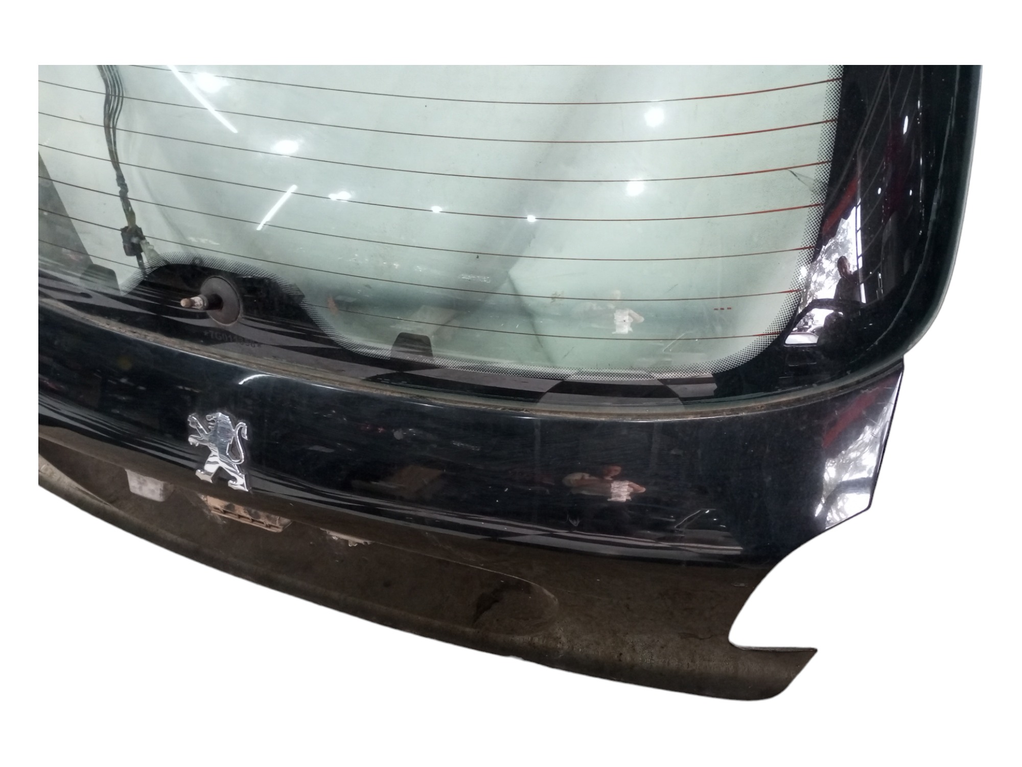 Tampao Tampa Traseira Peugeot 206 99 2002 2003 2006 2009  Preto 4