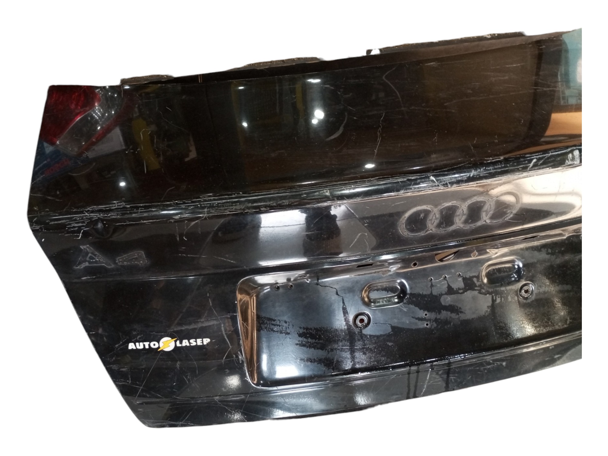 Tampao Tampa Traseira Audi A4 98 99 2000 2001  Porta Malas Preto 5