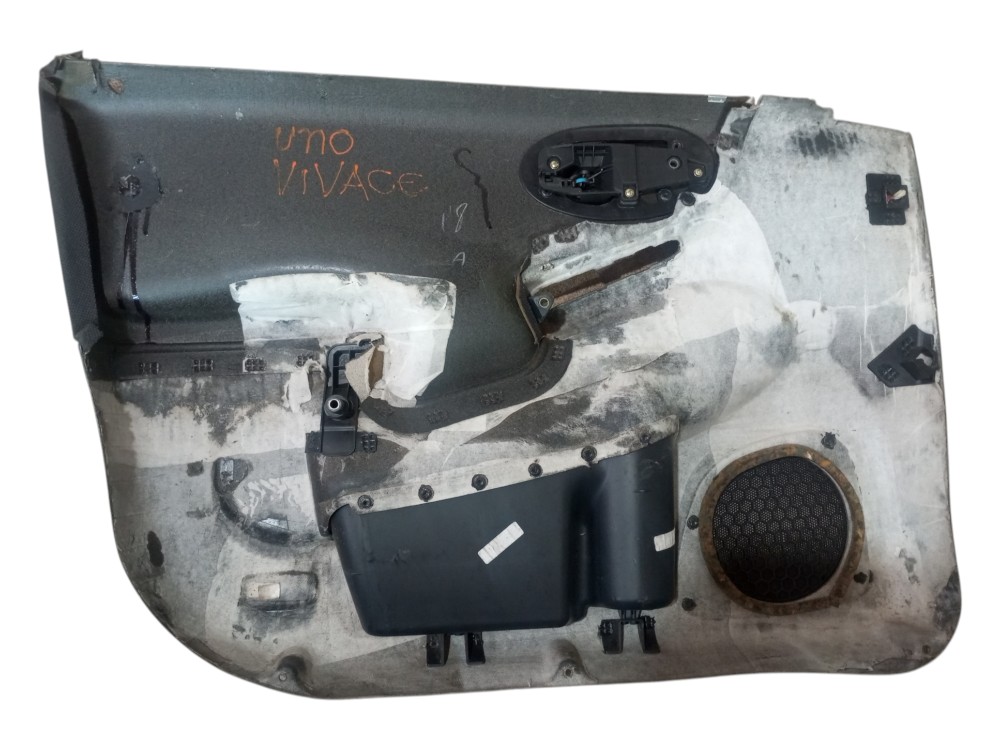 Forro Porta Fiat Uno Vivace 2015 2018 2020 Dianteiro Direito Preto 5