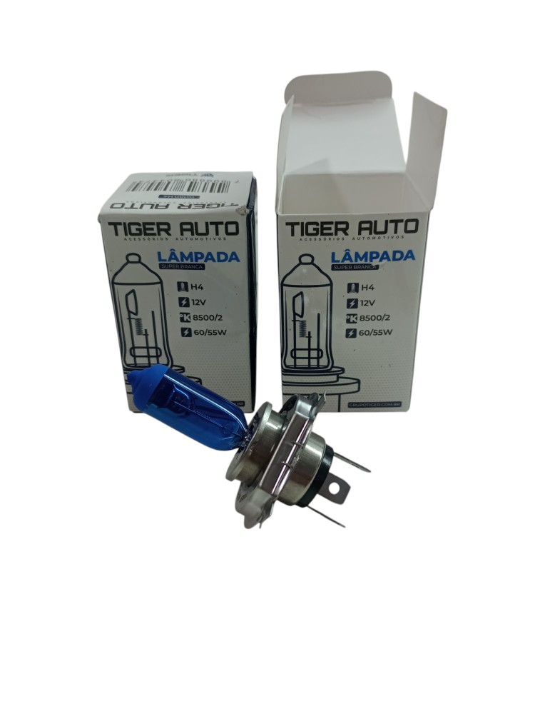 Par Lampada H4 Farol Alto Baixo T10 Pingao 12v 8