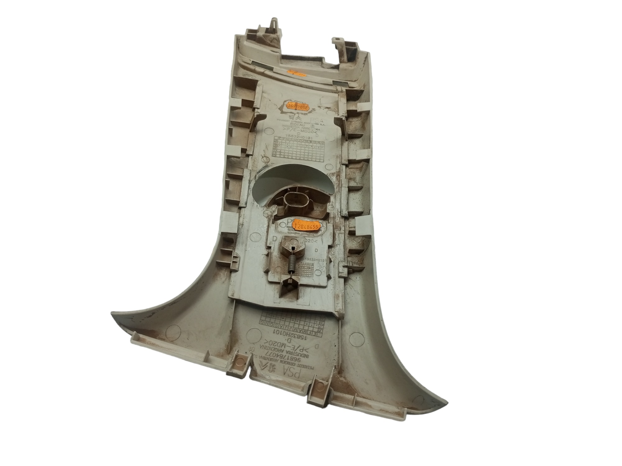 Moldura Coluna Central Superior Citroen C4 2010 2012 Direita 7