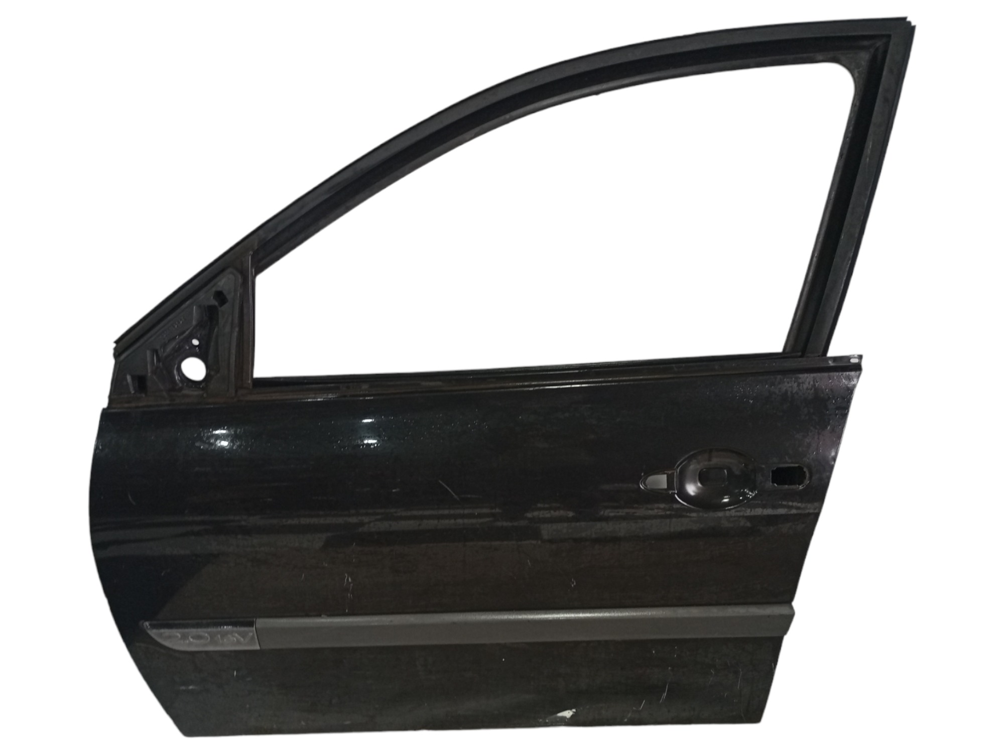 Porta Renault Megane 2007 2008 2009 2011 Dianteira Esquerda Dianteira Esquerda Preto 1