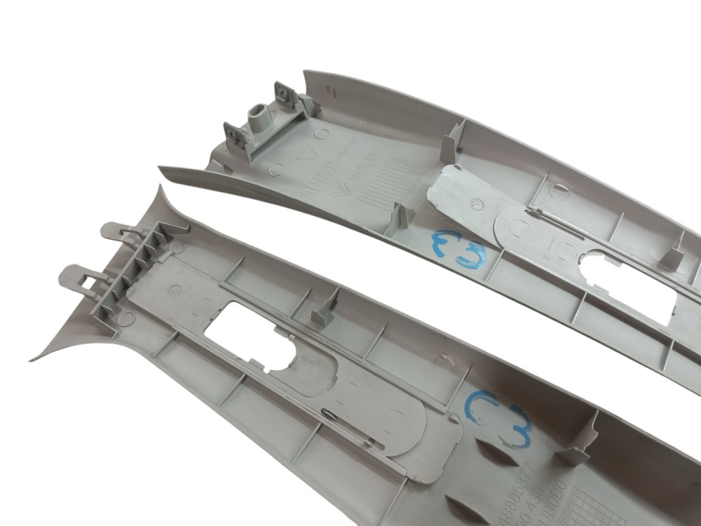 Acabamento Coluna Superior C3 2003 2008 2012 Par Ussdo 2