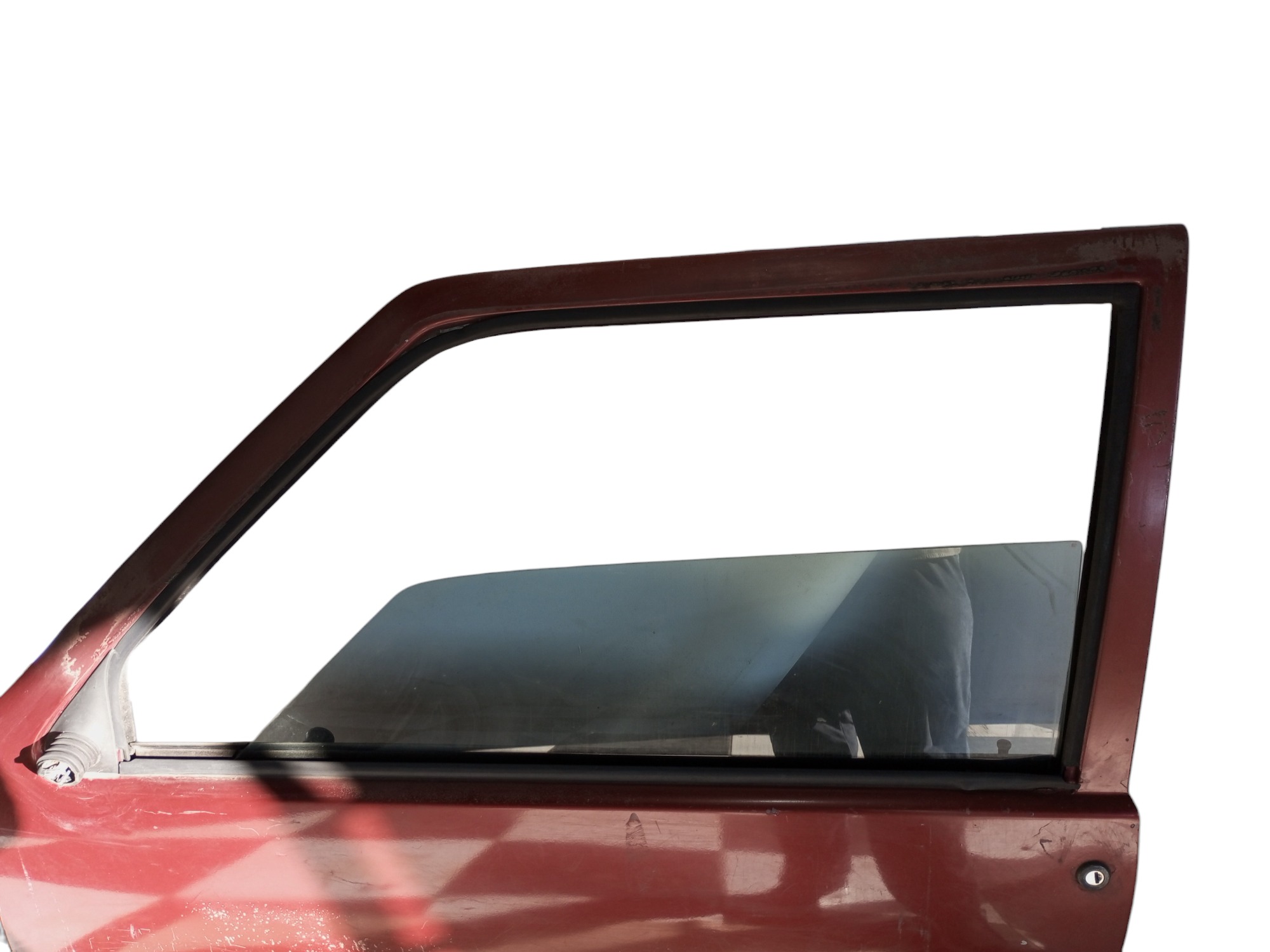 Porta Fiat Uno Mille 2008 2009 Dianteira Esquerda 2 Portas  Dianteira Esquerda Vermelho 6