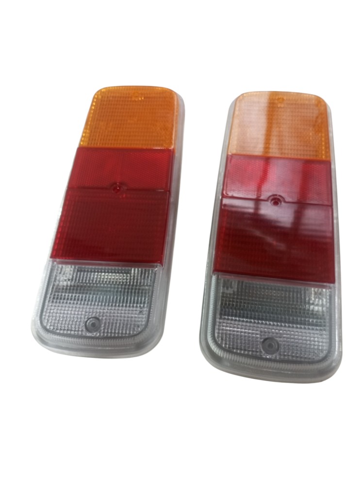 Lanterna Traseira Kombi 76 99 2001 2010 2014 Tricolor Par Vermelho 1