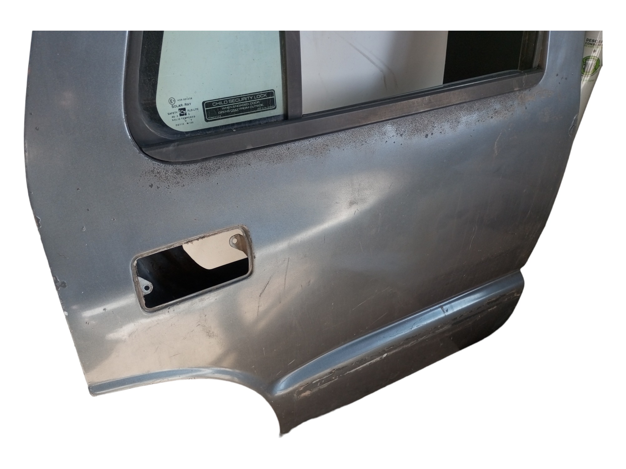 Porta Blazer 96 97 98 99 2000 Traseira Direita Chevrolet  Traseira Esquerda Prata 5