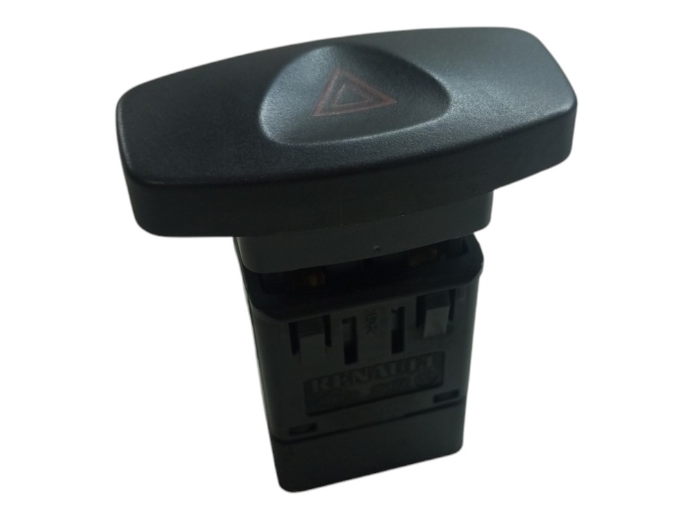 Botao Pisca Alerta Renault Logan 1.6 16v 2008 2010 2012  Preto 1
