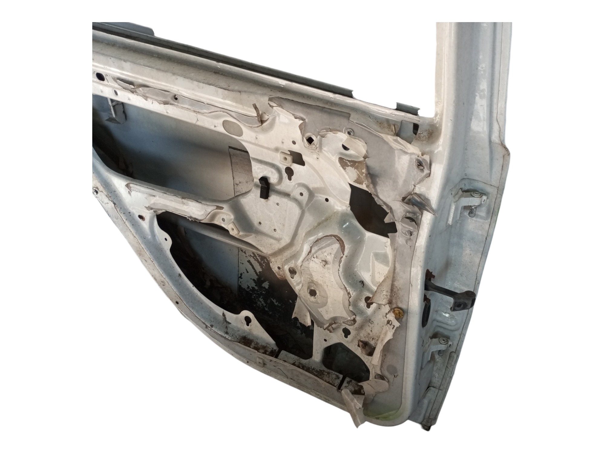 Porta Ford Fiesta 97 98 99 2000 2001 Traseira Esquerda Traseira Esquerda Branco 2