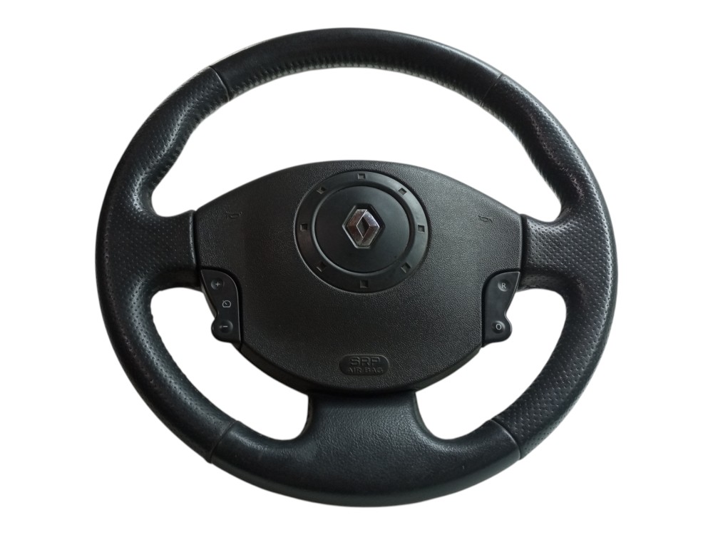 Volante Direcao Renault Megane 2008 2010 2013 Usado Preto 2