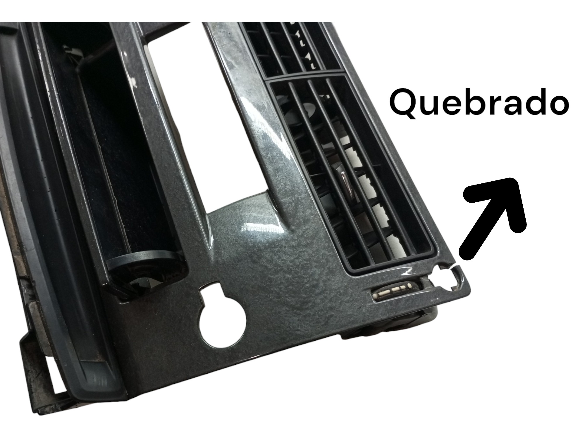 Moldura Painel Central C4 Pallas 2008 2010 2012 Difusor Ar 8
