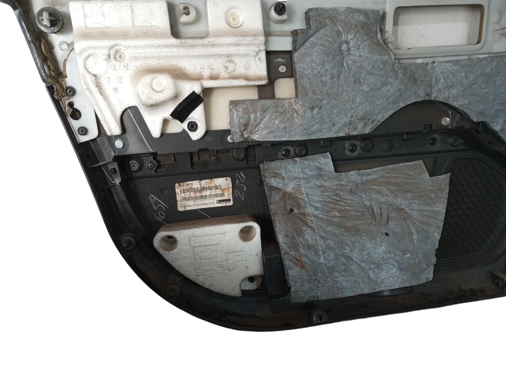 Forro Porta Ford Fusion 2007 2008 2009 Dianteiro Direito Preto 9