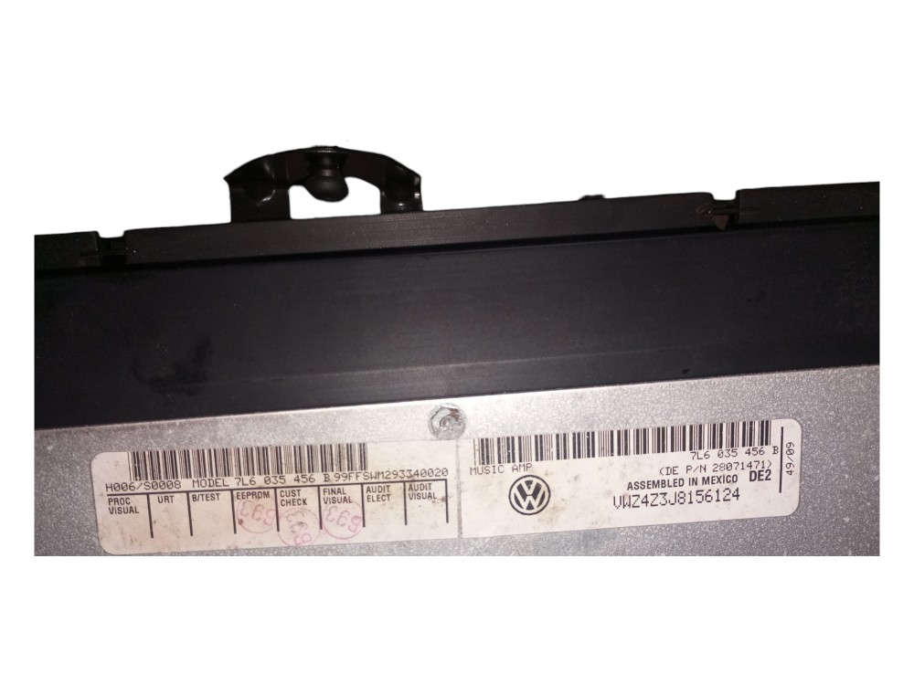 Kit Som Modulo Amplificador Alto Falante Touareg 2008 2010 9