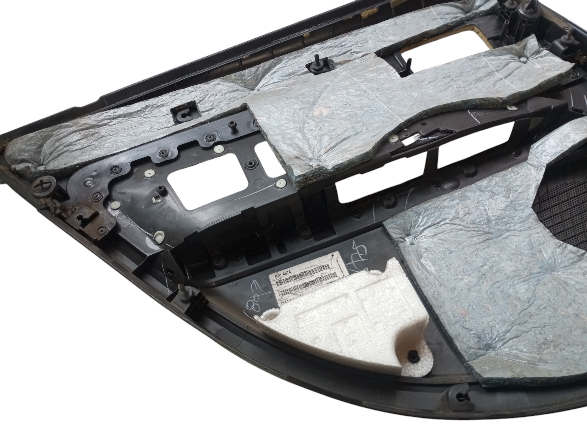 Forro Porta Ford Fusion 2007 2008 2009 Traseiro Direito 2.3  Preto 7