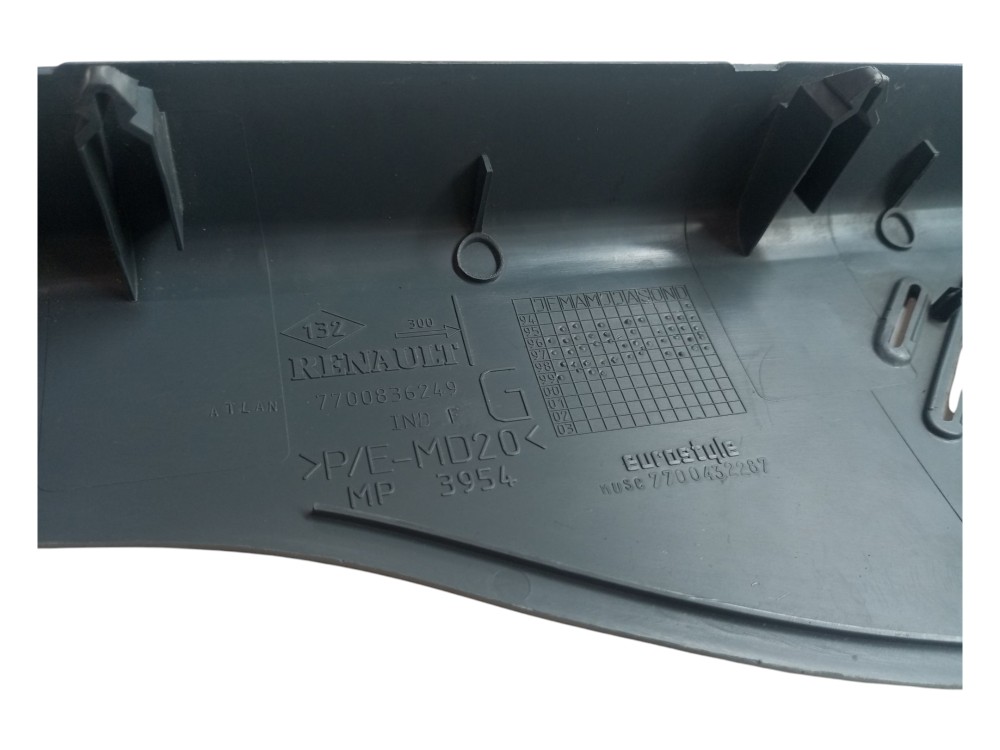 Suporte Bagagito Renault Scenic 99 2000 2001 2002 Esquerdo  Cinza 6