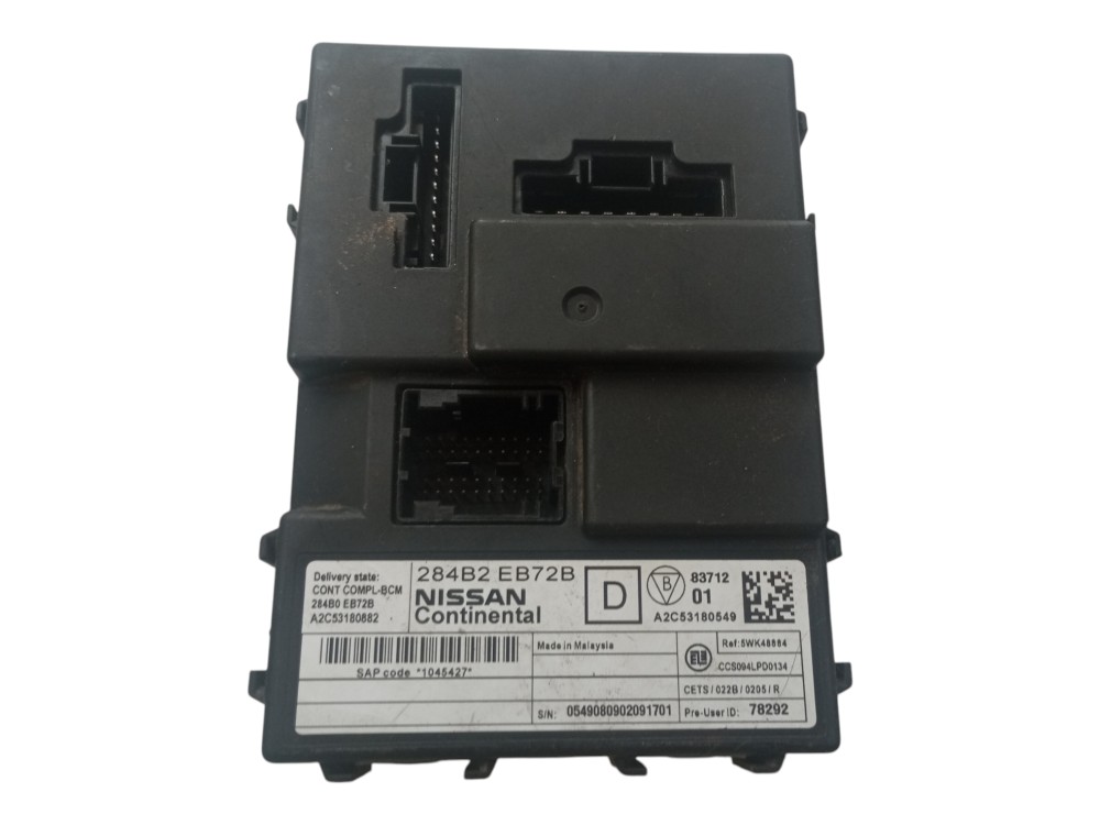 Modulo Conforto Bcm Nissan Frontier 2008 2013 Usado 1
