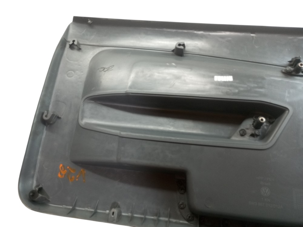 Forro Porta Gol G4 2005 2007 2009 Lado Direito 2portas Usado Cinza 3