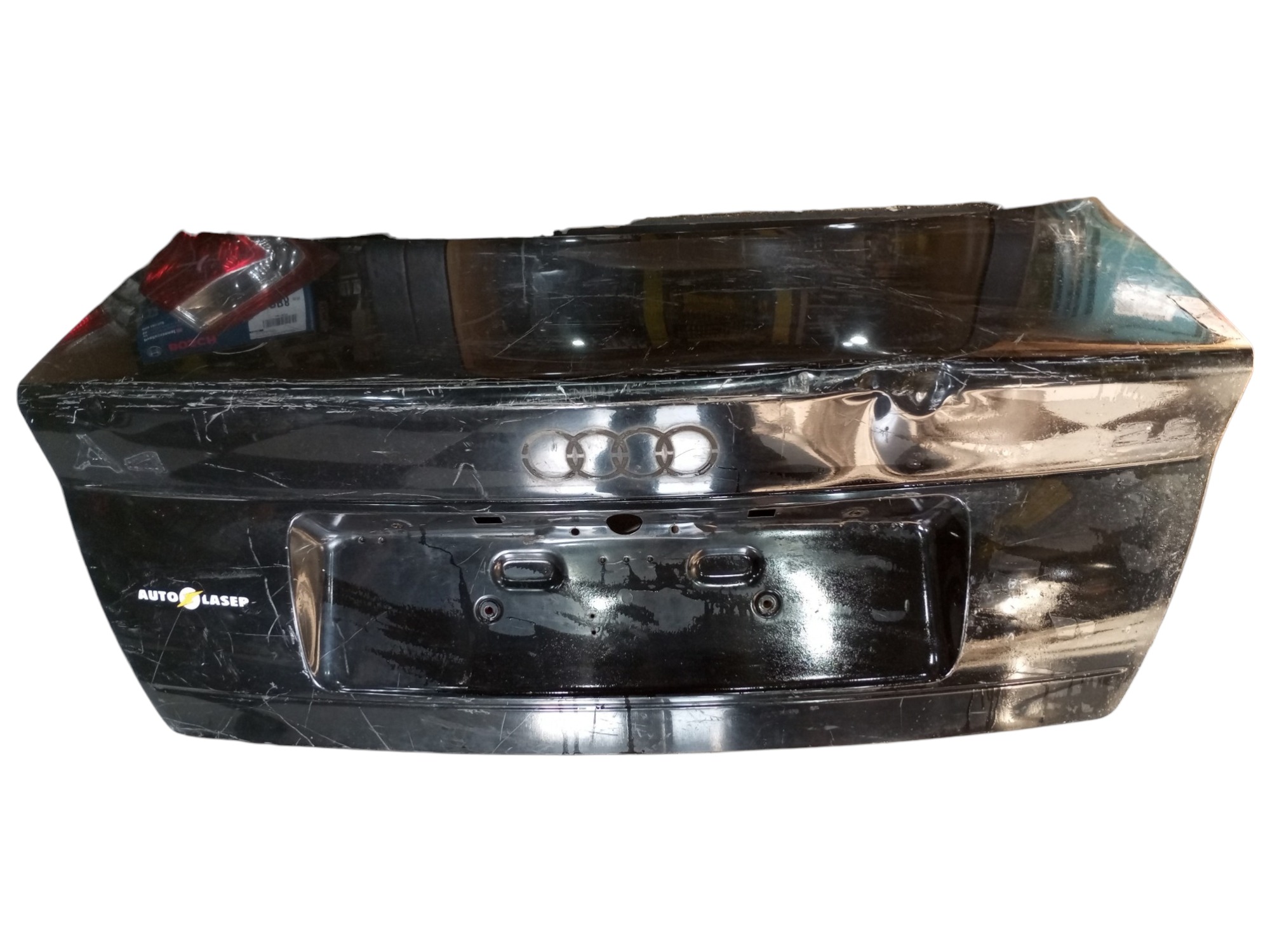 Tampao Tampa Traseira Audi A4 98 99 2000 2001  Porta Malas Preto 1