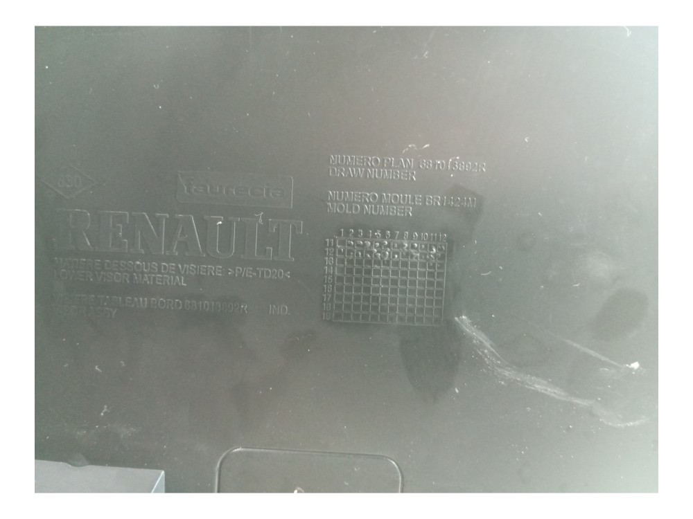 Moldura Painel Instrumentos Renault Logan 2008 2010 2012 7