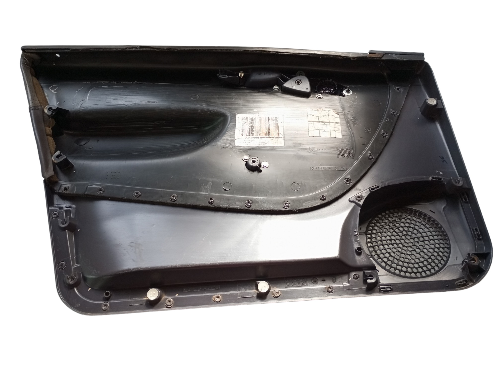 Forro Porta Mercedes A160 98 99 2000 2001 Dianteiro Direito Preto 6