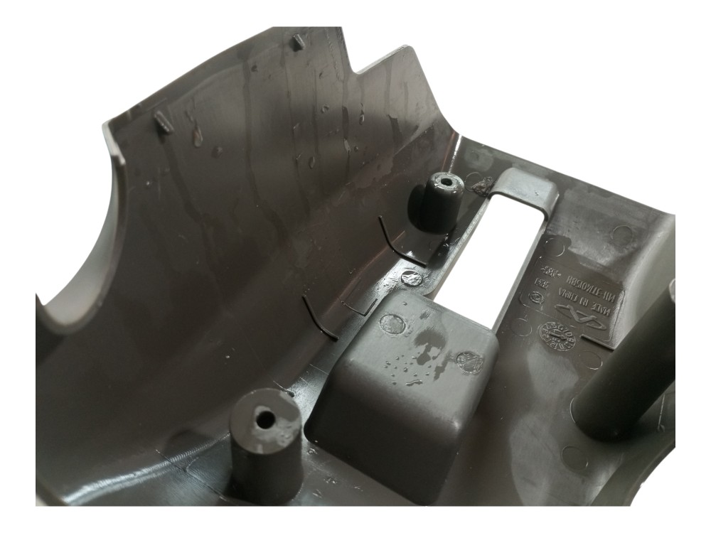 Moldura Inferior Coluna Direcao Chery Cielo 2010 2014 Usado 6