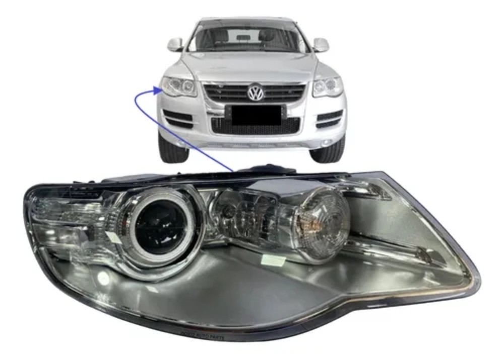 Farol Touareg Bi Xenon 2008 2010 Direito Completo Hella Direito/passageiro 1