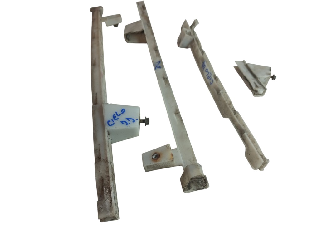 Kit Guia Do Vidro Chery Cielo 2009 2010 2011 2012   Canaleta Branca 1