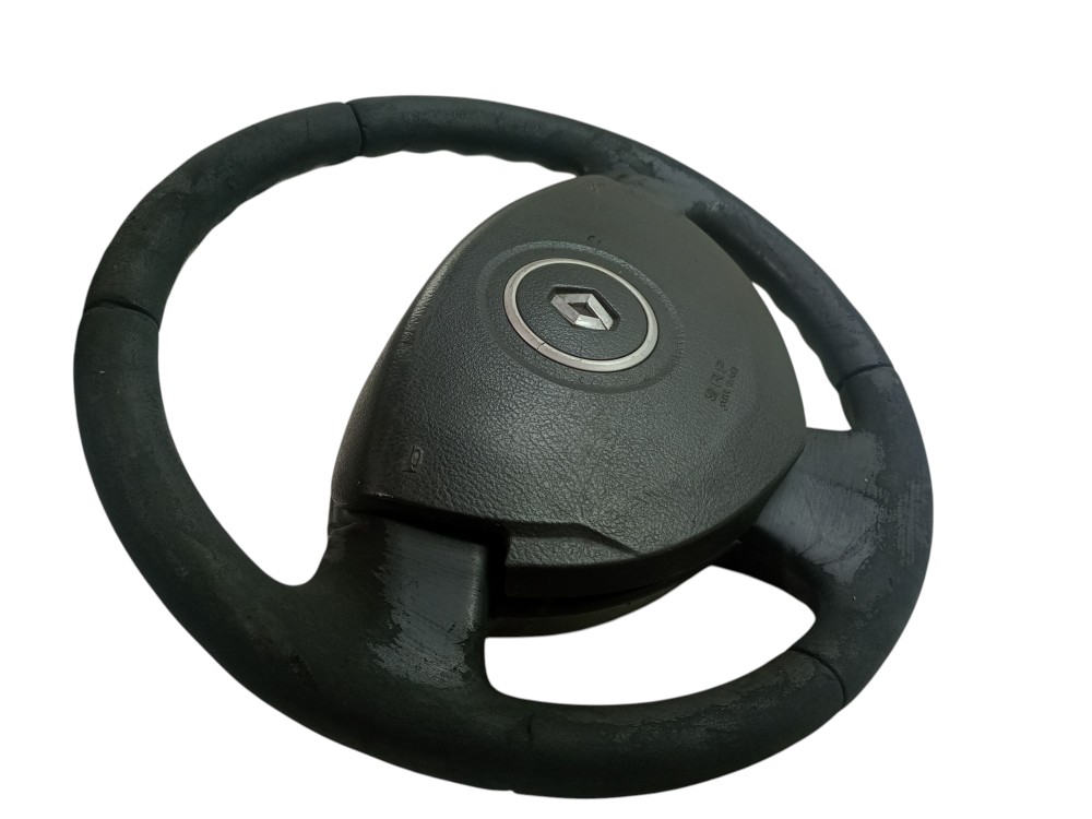 Volante Direcao Sandero Logan Renault 2008 2009 2012 2014 Preto 3
