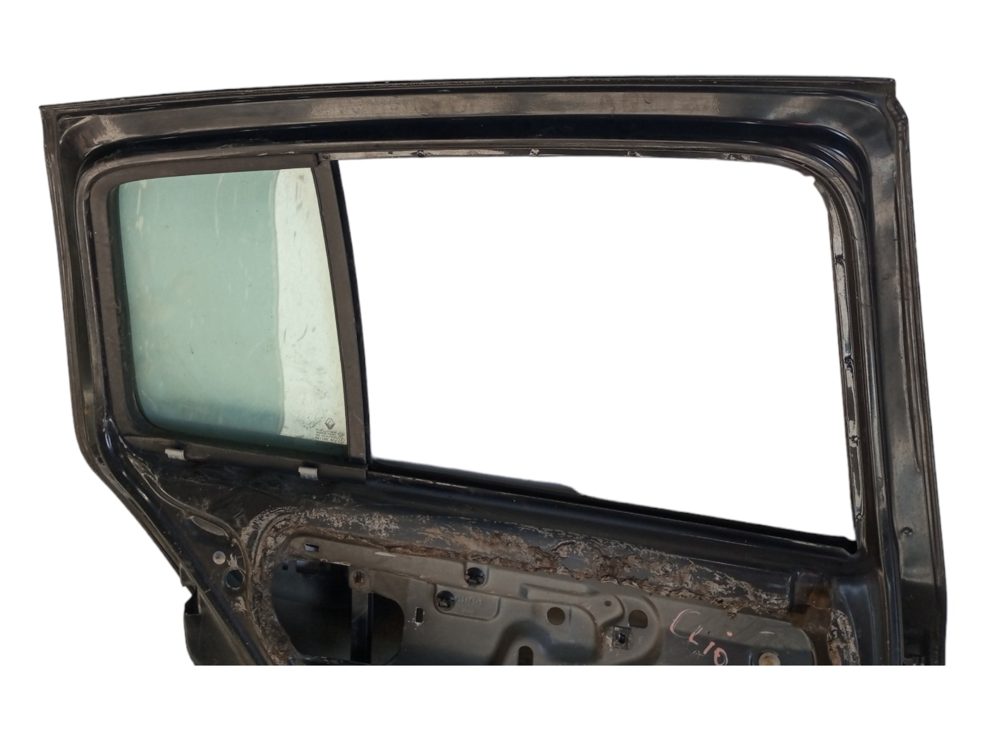 Porta Clio 2007 2008 2009 2010 Traseira Esquerda Renault Traseira Esquerda Preto 6