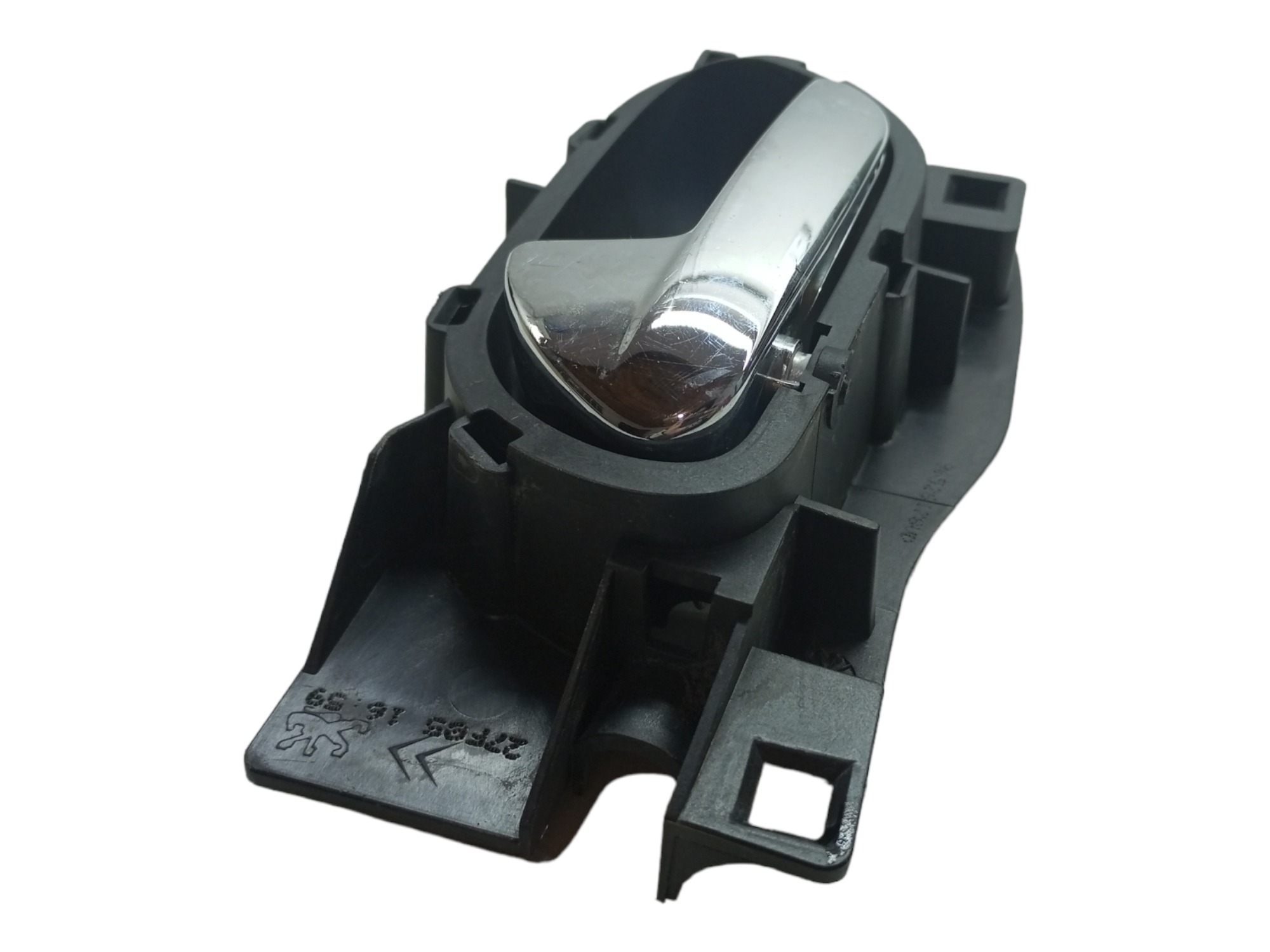 Macaneta Interna Peugeot 407 2006 2007 Traseira Esquerda Cromado Traseira 6