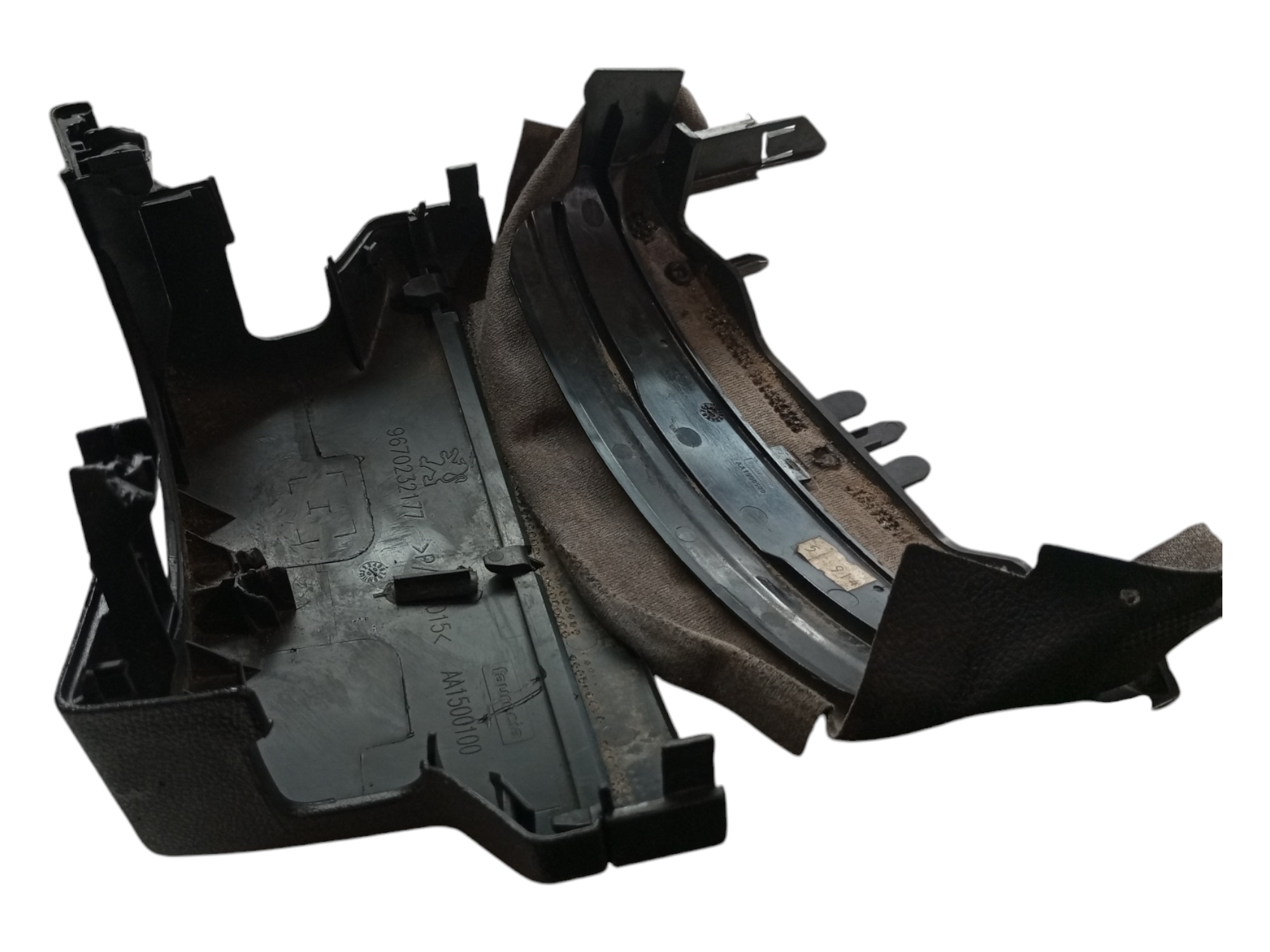 Moldura Coluna Chave Seta Peugeot 308 408 2012 2015 Superior 4