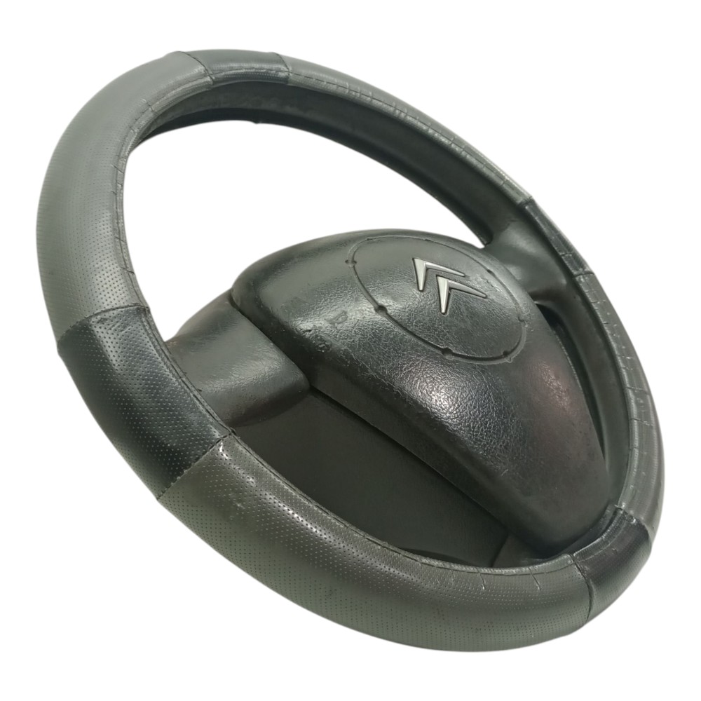 Volante Direcao Citroen C3 2003 2012 Original Recapado Preto 2