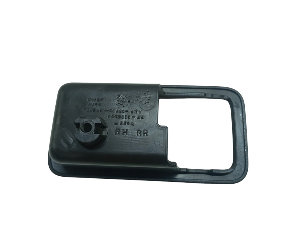 Moldura Macaneta Interna Traseira Direita Ford Fusion 2007 Preto Traseira 3
