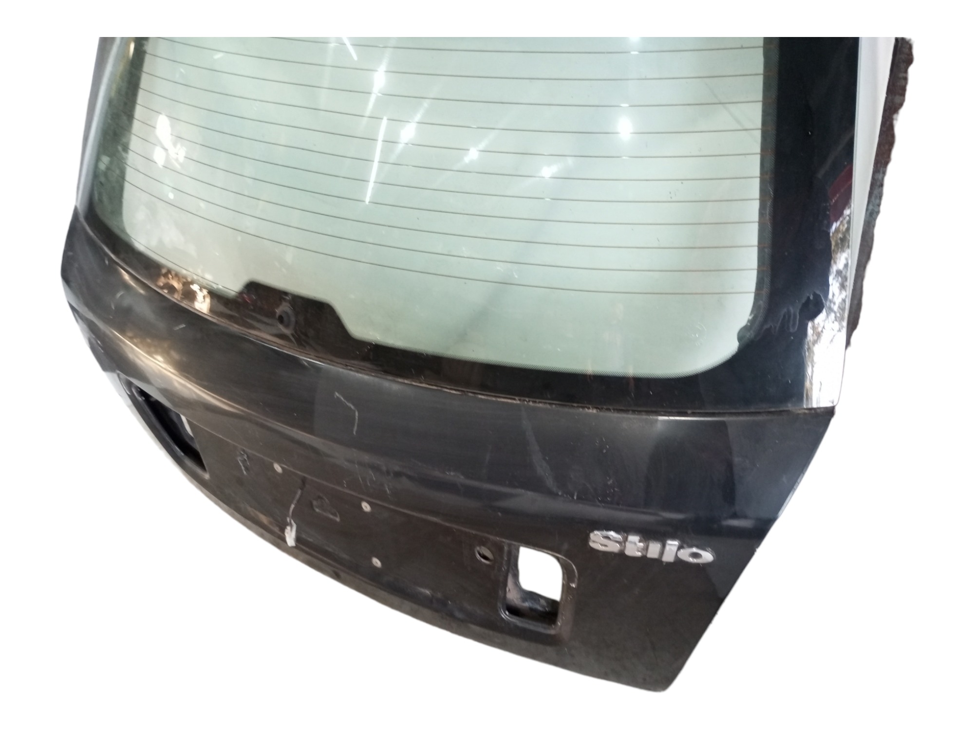 Tampao Tampa Traseira Fiat Stilo 2003 2004 2005 2007 2008 Preto 5