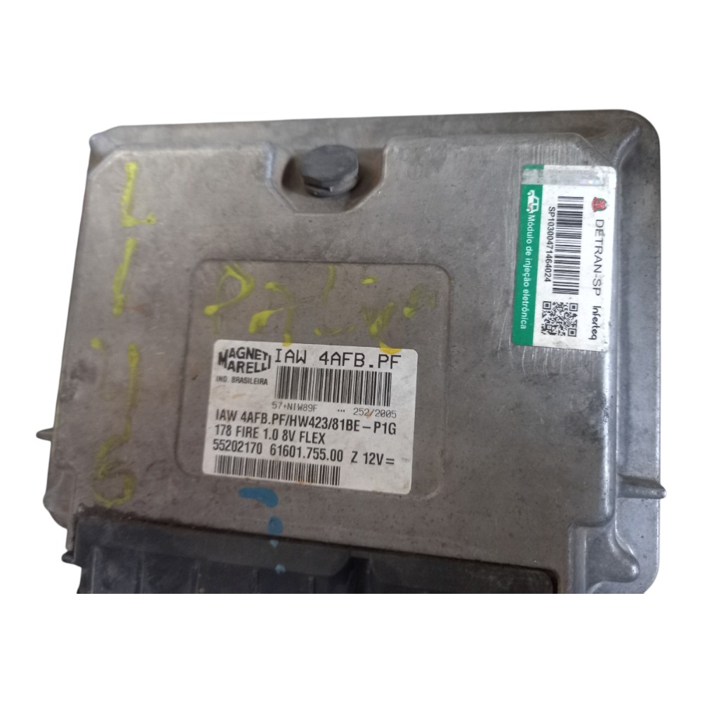 Modulo injeção 1.0 fire 8v flex fiat palio siena 2005 a 2008 3
