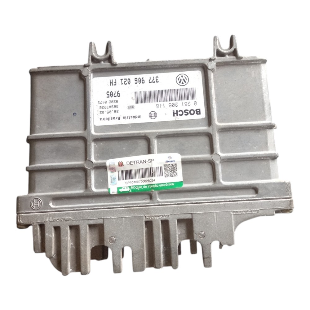 Modulo injecao 1.0 8v g3 gasolina vw gol 97/05 377906021fh