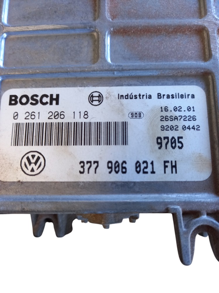 Modulo injecao 1.0 8v gasolina vw gol 97/05 0261206118