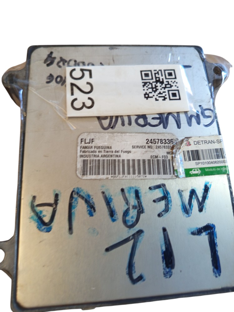 Módulo injeção 1.4 8v gm meriva 2005 a 2012 6