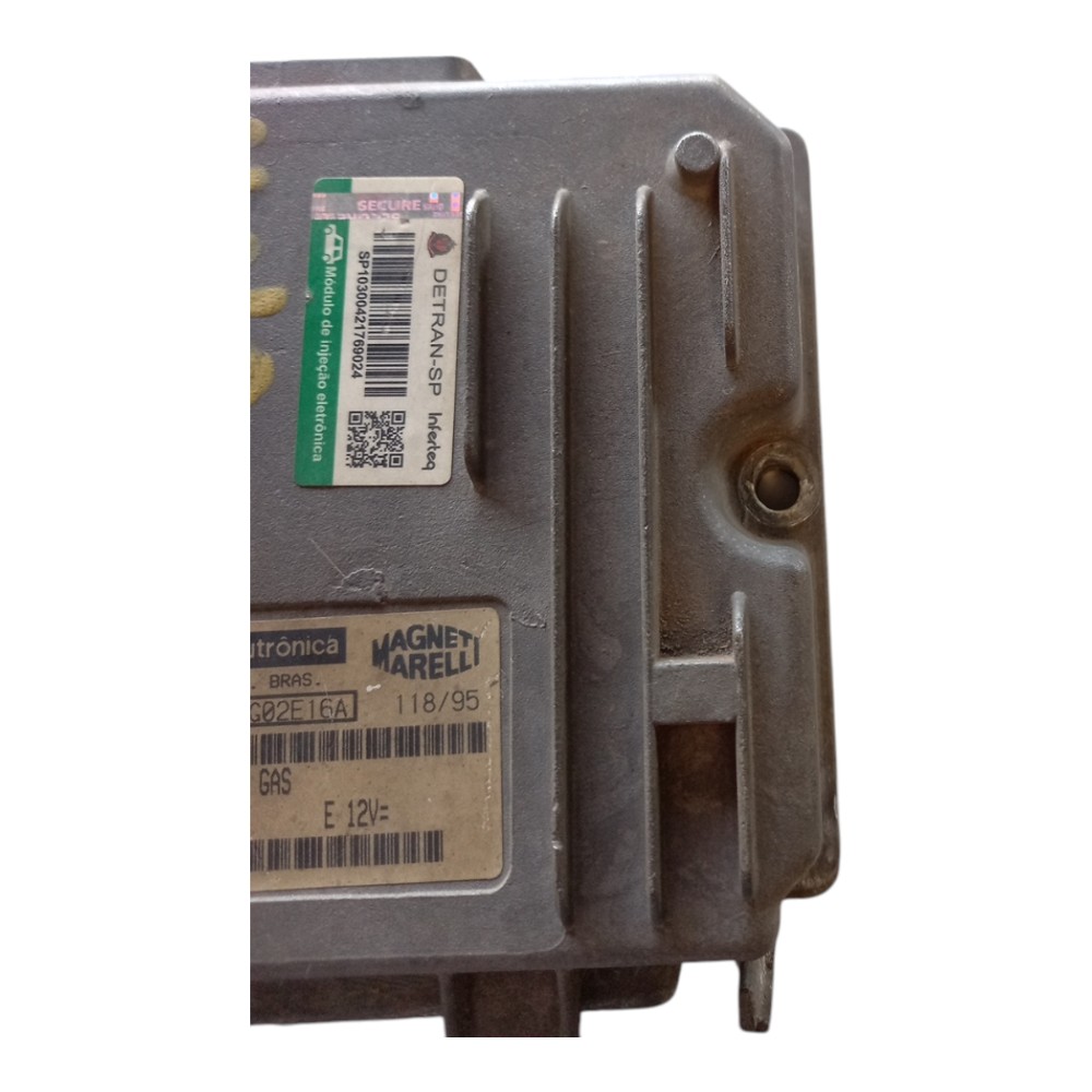 Módulo injeção eletrônica 1.0 8v fiat uno94/95mbs001ag02e16a 5